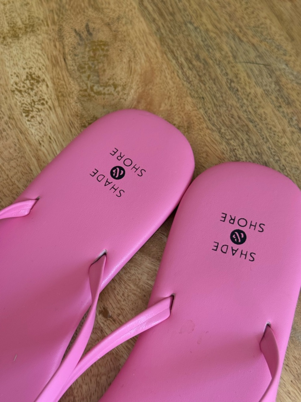 Shade & Shore Bright Pink Women's Flip Flop Sandals - Picture 3 of 6